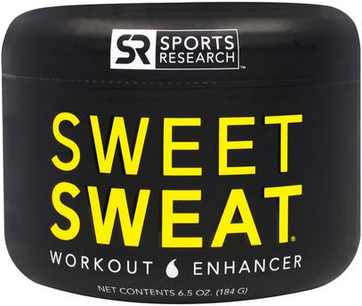 Sports Research, Sweet Sweat Workout Enhancer, 6.5 oz (184 g) ,والرياضة، تجريب، عرق الحلو
