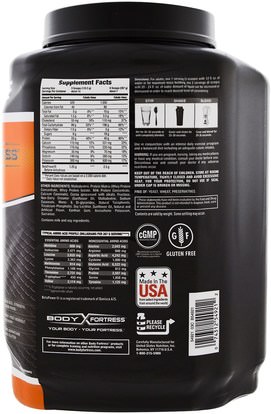 والرياضة، والرياضة، والبروتين Body Fortress, Super Advanced Mass Gainer, Chocolate, 4 lbs (1,814 g)