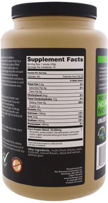 والرياضة، والمكملات الغذائية، والبروتين Bodylogix, Vegan Protein, Natural Vanilla Bean, 30 oz (840 g)