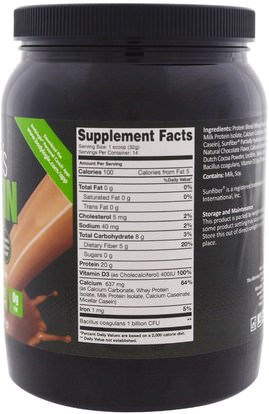 والرياضة، والمكملات الغذائية، والبروتين Bodylogix, Womens Protein Powder, Natural Dark Chocolate, 15.8 oz (448 g)