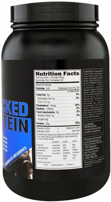 والرياضة، والمكملات الغذائية، بروتين مصل اللبن EVLution Nutrition, Stacked Protein Drink Mix, Chocolate Decadence, 2 lb (888 g)