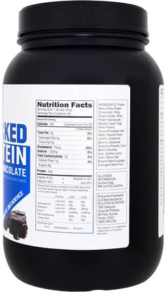 والرياضة، والمكملات الغذائية، بروتين مصل اللبن EVLution Nutrition, Stacked Protein Natural Vanilla, 2 lbs (909 g)