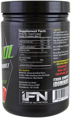 والرياضة، تجريب iForce Nutrition, Xtreme Series, Hemavol Powder, Watermelon Cooler, 8.5 oz (240 g)