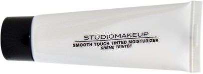 Studio Makeup, Smooth Touch Tinted Moisturizer, Smooth Beige, 1.35 fl oz (40 ml) ,حمام، الجمال، ماكياج، السائل ماكياج