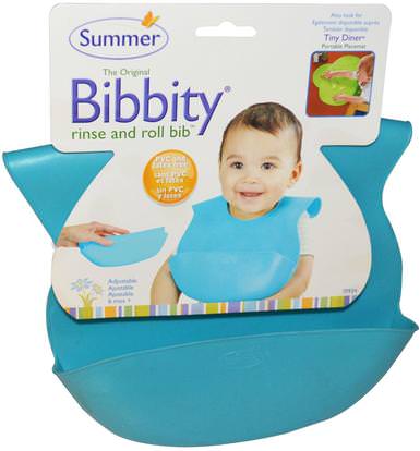 Summer Infant, Bibbity, Rinse and Roll Bib, 1 Bib ,صحة الأطفال، أغذية الأطفال، تغذية الطفل والتنظيف