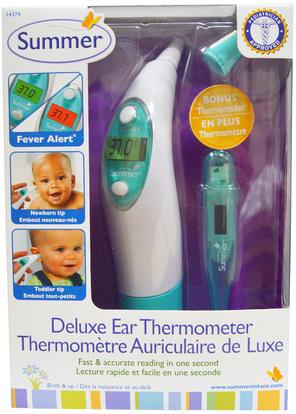 Summer Infant, Deluxe Ear Thermometer ,صحة الطفل، إمرأة، اطفال