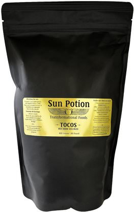 Sun Potion, Organic Tocos Rice Bran Solubles Powder, Large, 0.88 lb (400 g) ,الفيتامينات، فيتامين e، فيتامين e توكوترينولز، المكملات الغذائية، نخالة الأرز