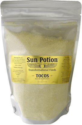 Sun Potion, Organic Tocos Rice Bran Solubles Powder, Small, 0.44 lbs (200 g) ,المكملات الغذائية، نخالة الأرز