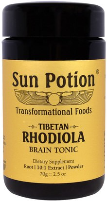 Sun Potion, Rhodiola Powder, Wildcrafted, 2.5 oz (70 g) ,المكملات الغذائية، أدابتوغن، روديولا الوردية