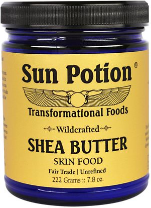 Sun Potion, Shea Butter Wildcrafted in Ghana, 7.8 oz (222 g) ,الصحة، الجلد، زبدة الشيا