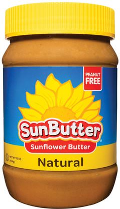SunButter, Natural Sunflower Butter, 16 oz (454 g) ,الغذاء، الجوز الزبدة، عباد الشمس بذور زبدة، بذور المكسرات الحبوب، بذور عباد الشمس