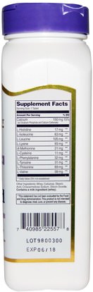 المكملات الغذائية، والأحماض الأمينية 21st Century, Daily Amino Acid, Maximum Strength, 120 Tablets