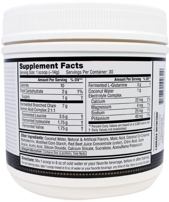 المكملات الغذائية، والأحماض الأمينية، بكا (متفرعة سلسلة الأحماض الأمينية) Labrada Nutrition, BCAA Power, Strawberry Kiwi, 15.06 oz (427 g)