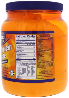 والمكملات، والأحماض الأمينية، بكا (متفرعة سلسلة الأحماض الأمينية)، بروتين مصل اللبن Now Foods, Sports, Whey Protein Isolate, Natural Unflavored, 1.2 lbs (544 g)