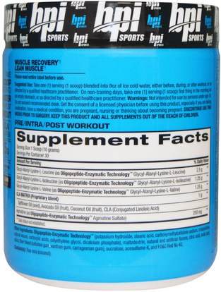 المكملات الغذائية، والأحماض الأمينية، ببي العضلات الرياضية، بكا (متفرعة سلسلة الأحماض الأمينية) BPI Sports, Best BCAA, Cherry Lime, 10.58 oz (300 g)