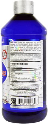 المكملات الغذائية، والأحماض الأمينية، والرياضة، ل كارنيتين السائل ALLMAX Nutrition, L-Carnitine Liquid + Vitamin B5, Wildberry Blast Flavor, 16 oz (473 ml)
