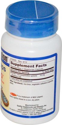 والمكملات الغذائية، ومضادات الأكسدة، ومكافحة الشيخوخة Life Extension, PQQ Caps with BioPQQ, 10 mg, 30 Veggie Caps
