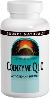 المكملات الغذائية، مضادات الأكسدة، أنزيم q10 Source Naturals, Coenzyme Q10, 200 mg, 60 Softgels