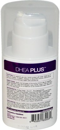 المكملات الغذائية، ديا، غسول الجسم Life Flo Health, DHEA Plus, Highly Absorbent Body Cream, 2 oz (57 g)
