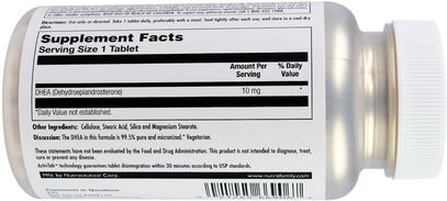 المكملات الغذائية، ديا KAL, DHEA, 10 mg, 60 Tablets