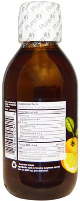 المكملات الغذائية، إيفا أوميجا 3 6 9 (إيبا دا)، دا، أسنتا نوتراسيا Ascenta, NutraSea, High DHA Omega-3, Juicy Citrus Flavor, 6.8 fl oz (200 ml)