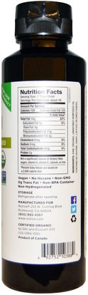 المكملات الغذائية، إيفا أوميجا 3 6 9 (إيبا دا)، منتجات القنب، زيت بذور القنب، منتجات القنب نوتيفا Nutiva, Organic Superfood, Hemp Oil, Cold Pressed, 8 fl oz (236 ml)