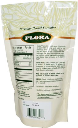 المكملات الغذائية، والألياف، والصحة، والإمساك Flora, Certified Organic FloraLax, 7 oz (198 g)