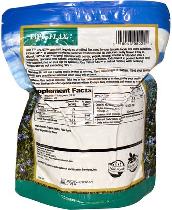 المكملات الغذائية، بذور الكتان، مسحوق الكتان Health From The Sun, Omega-3, Original FiProFlax, 15 oz (425 g)