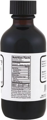 المكملات الغذائية، مقتطفات الفاكهة Natural Sources, Blueberry Concentrate Blend, 2 fl oz (60 ml)