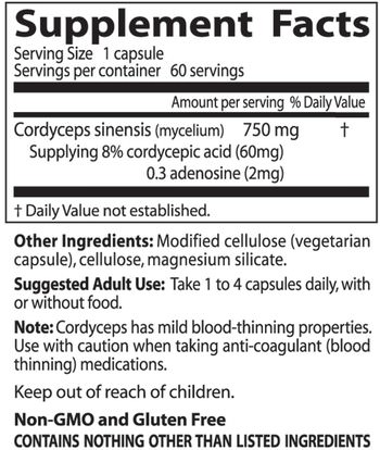 المكملات الغذائية، الفطر الطبية، كورديسيبس الفطر، كبسولات الفطر Doctors Best, Ultra Cordyceps, 60 Veggie Caps