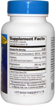 المكملات الغذائية، المعادن، الكالسيوم، الكالسيوم المرجانية 21st Century, CoraCal, 1000 mg, 120 Capsules