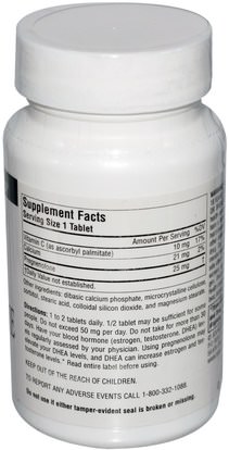 المكملات الغذائية، بريغنينولون 25 ملغ Source Naturals, Pregnenolone, 25 mg, 120 Tablets