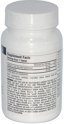 المكملات الغذائية، بريغنينولون Source Naturals, Pregnenolone, 10 mg, 120 Tablets