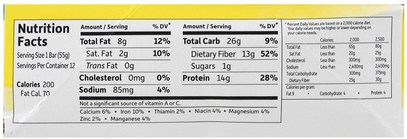 المكملات الغذائية، قضبان البروتين Garden of Life, Organic Fit, High Protein Weight Loss Bar, Peanut Butter Chocolate, 12 Bars, 1.9 oz (55 g) Each