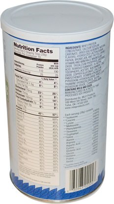 والمكملات الغذائية، والبروتين، وبروتين البيض الأبيض MLO Natural, Milk & Egg Protein Powder, 16 oz (454 g)