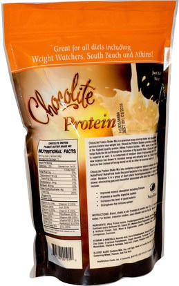 والمكملات الغذائية، والبروتين HealthSmart Foods, Inc., ChocoRite Protein, Peanut Butter, 14.7 oz (418 g)