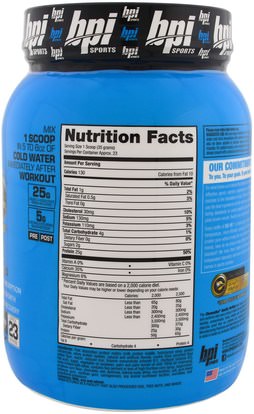 المكملات الغذائية، البروتين، العضلات BPI Sports, ISO HD, 100% Whey Protein Isolate & Hydrolysate, Cookies and Cream, 1.8 lbs (805 g)