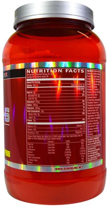 المكملات الغذائية، البروتين، العضلات BSN, Syntha-6, Lean Muscle Protein Powder Drink Mix, Banana, 2.91 lbs (1.32 kg)