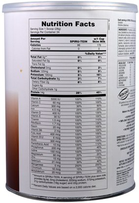 والمكملات الغذائية، والبروتين Natures Plus, Spiru-Tein, High Protein Energy Meal, Chocolate, 2.1 lbs. (952 g)