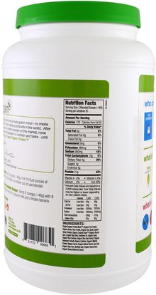 المكملات الغذائية، البروتين، مسحوق البروتين أورجين Orgain, Organic Protein Plant Based Powder, Iced Matcha Latte, 2.03 lbs (920 g)
