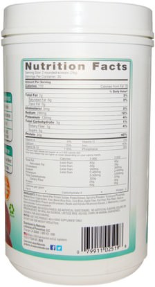 المكملات الغذائية، البروتين، بروتين البازلاء Naturade, Soy-Free Veg, Protein Booster, Natural Flavor, 29.6 oz (840 g)