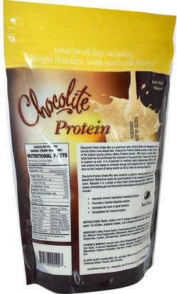 والمكملات الغذائية، يهز البروتين HealthSmart Foods, Inc., Chocolite Protein, Banana Cream, 14.7 oz (418 g)