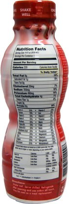 والمكملات الغذائية، يهز البروتين Oh Yeah!, Nutritional Shake, Strawberries & Creme, 14 fl oz (414 ml)