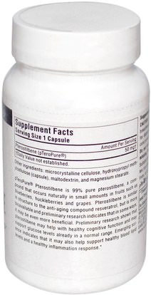 المكملات الغذائية، بتيروستيلبين Source Naturals, Pterostilbene, 50 mg, 120 Capsules