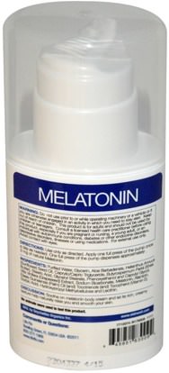 والمكملات الغذائية، والنوم، الميلاتونين Life Flo Health, Melatonin Body Cream, 2 oz (57 g)