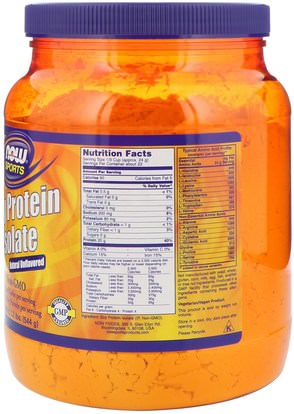 والمكملات الغذائية، ومنتجات الصويا، بروتين الصويا Now Foods, Sports, Soy Protein Isolate, Natural Unflavored, 1.2 lbs (544 g)