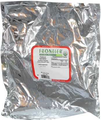 المكملات الغذائية، سبيرولينا Frontier Natural Products, Organic Powdered Spirulina, 16 oz (453 g)