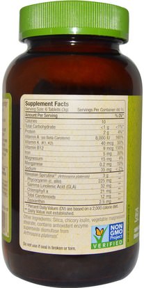 المكملات الغذائية، سبيرولينا Nutrex Hawaii, Pure Hawaiian Spirulina Pacifica, Natures Multi-Vitamin, 500 mg, 400 Tablets