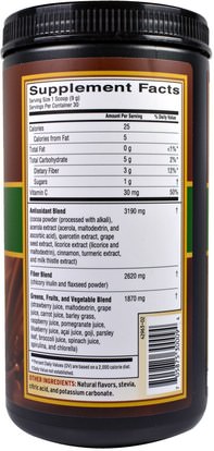 المكملات الغذائية، سوبرفوودس، بارلانز الخضر Barleans, Greens, Powder Formula, Chocolate Silk, 9.52 oz (270 g)