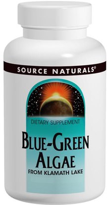 المكملات الغذائية، سوبرفوودس، الطحالب الخضراء الزرقاء المختلفة Source Naturals, Blue-Green Algae Powder, 4 oz (113.4 g)